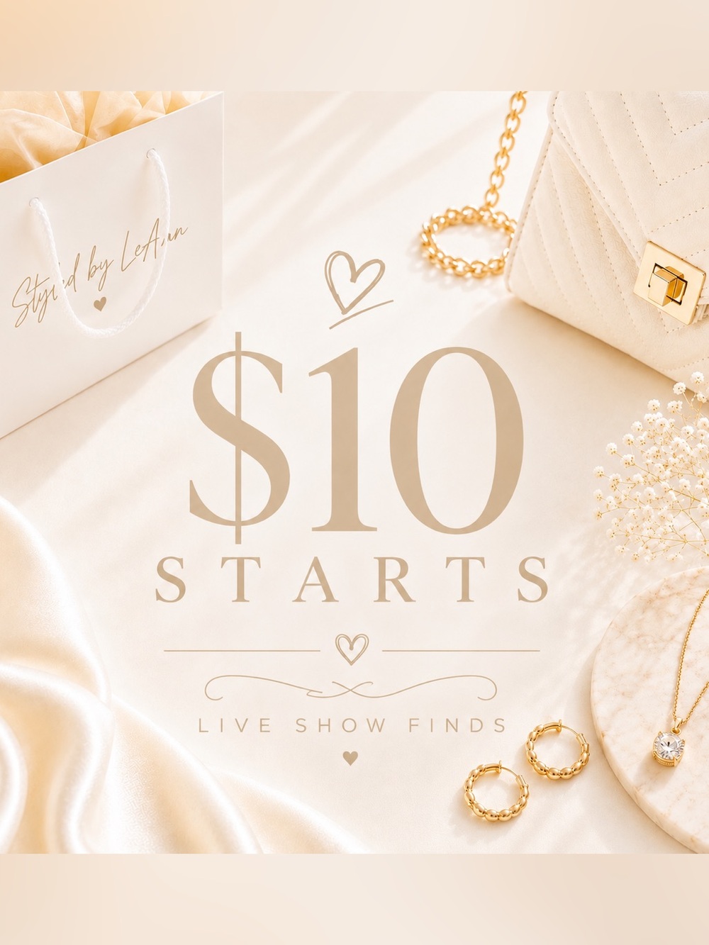 ✨ $10 Starts | Live Show Finds
